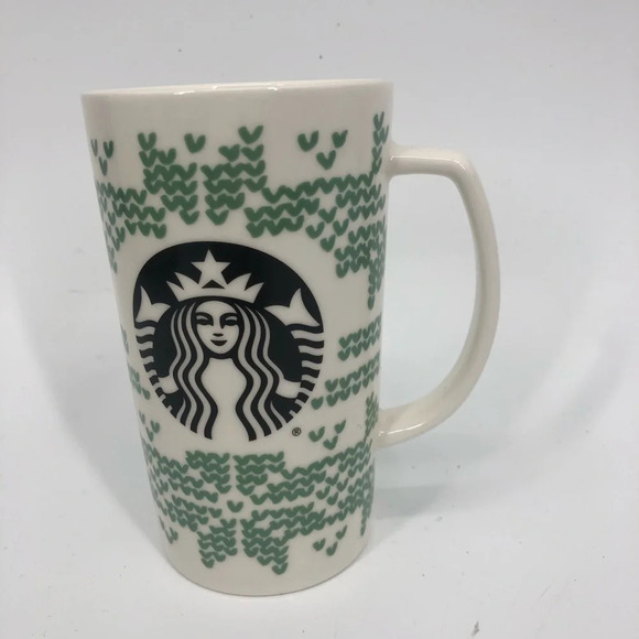 Starbucks 16 oz sweater print large mug - Picture 1 of 5